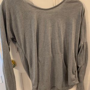 Grey Old navy active light weight pullover